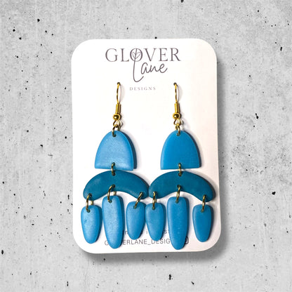 Blue Dangle Earrings
