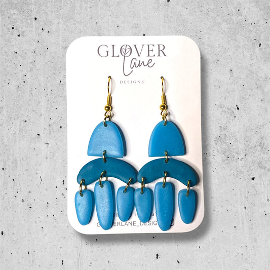 Blue Dangle Earrings