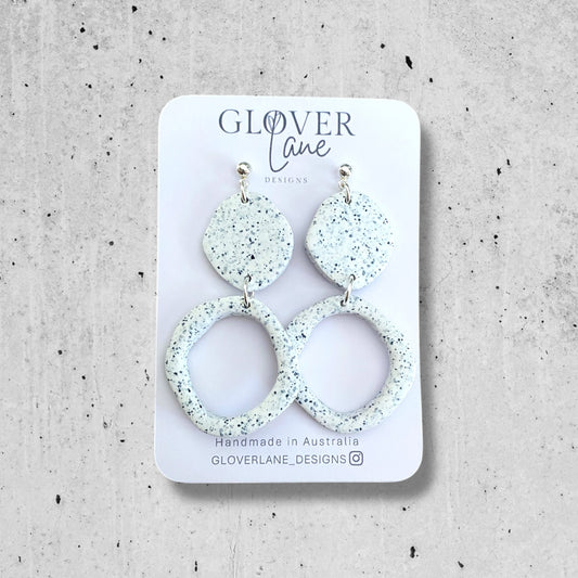 Speckled Large Organic Dangle