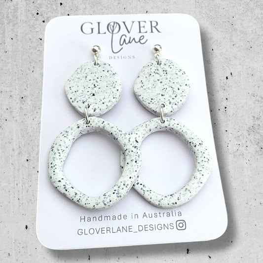 Speckled Large Organic Dangle