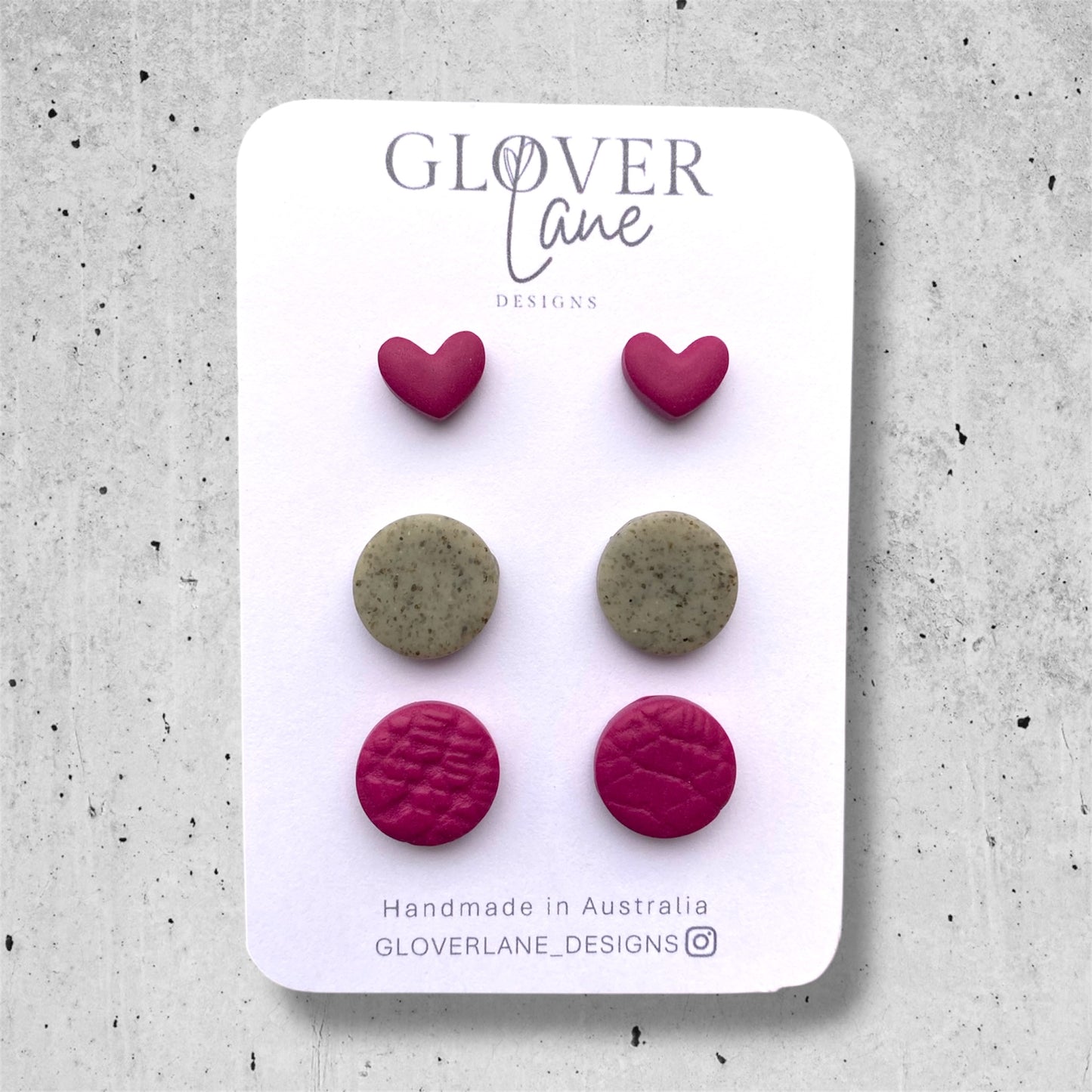 Embossed Shaped Stud Pack - Turnip