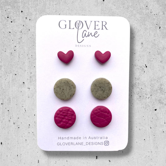 Embossed Shaped Stud Pack - Turnip