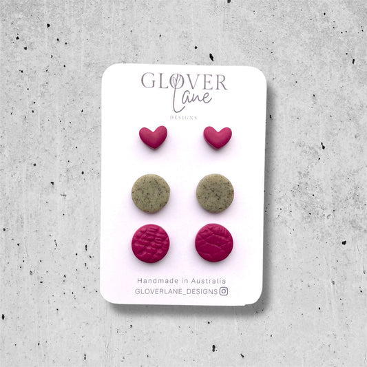 Embossed Shaped Stud Pack - Turnip