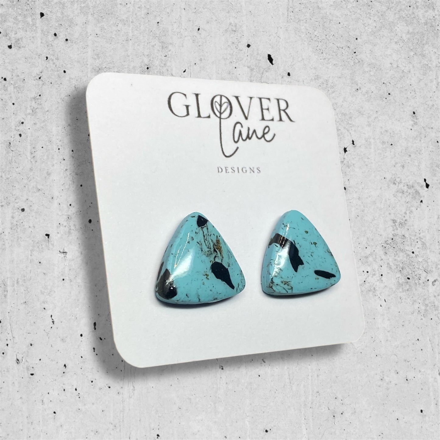 Resin Triangle Stud