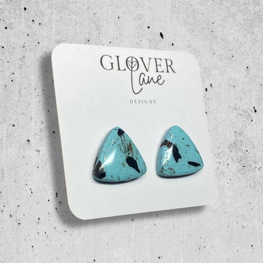 Resin Triangle Stud