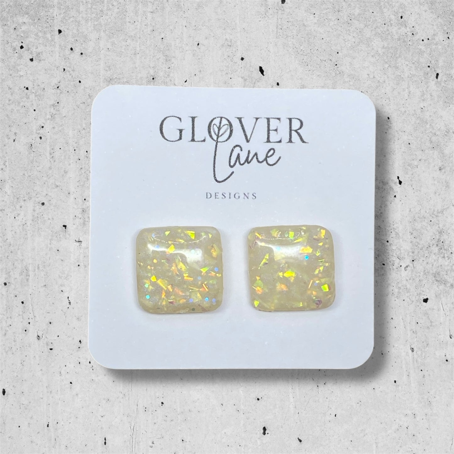 Opal Look Stud