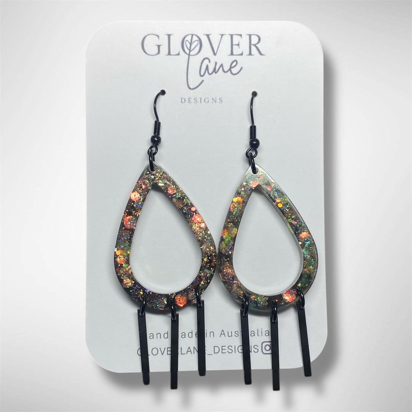Teardrop Chameleon Dangles