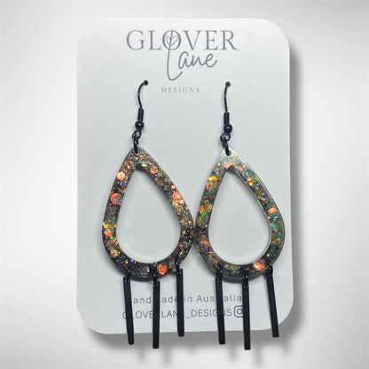 Teardrop Chameleon Dangles