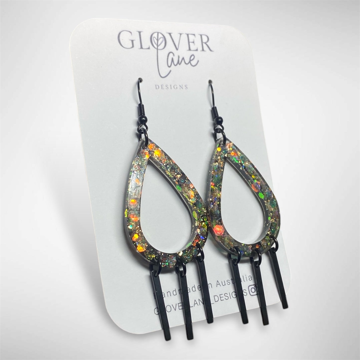 Teardrop Chameleon Dangles
