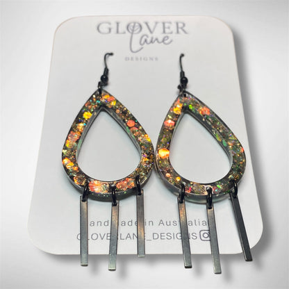 Teardrop Chameleon Dangles