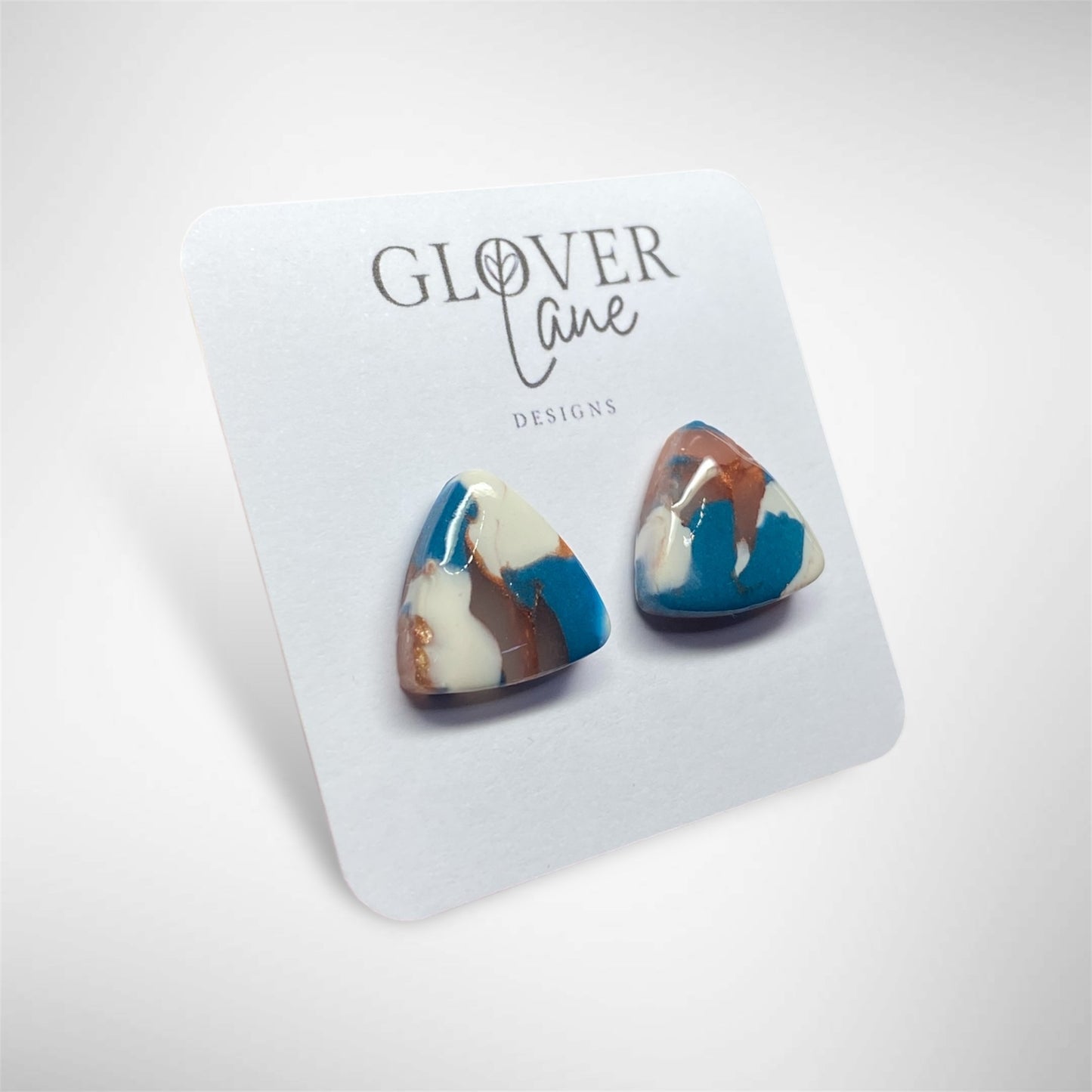 Resin Triangle Stud