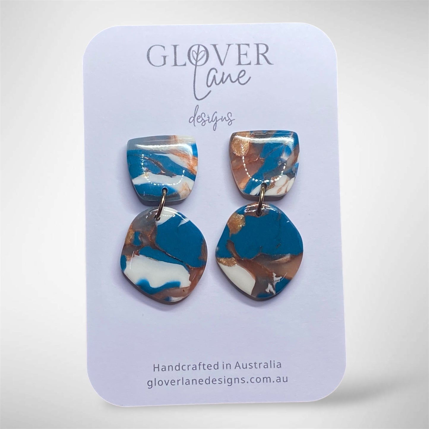 Abstract Marble Dangle - Small