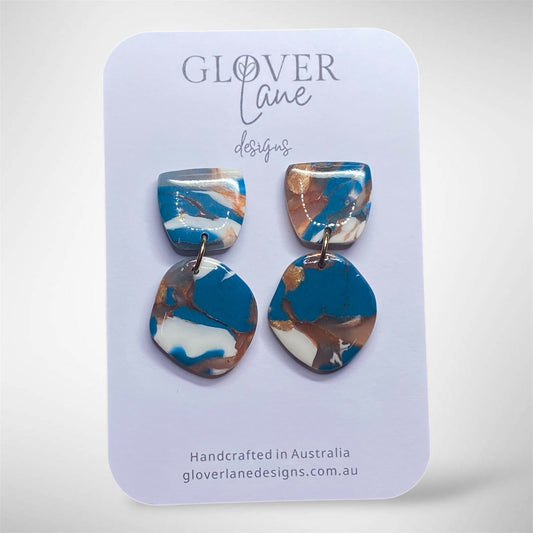 Abstract Marble Dangle - Small
