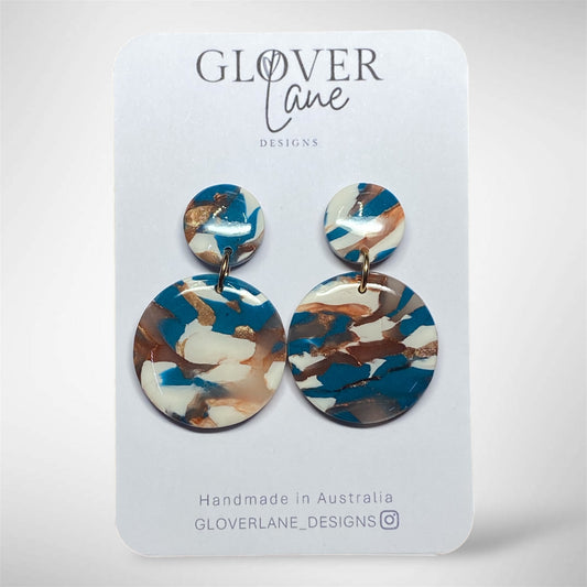 Marbled Round Dangles
