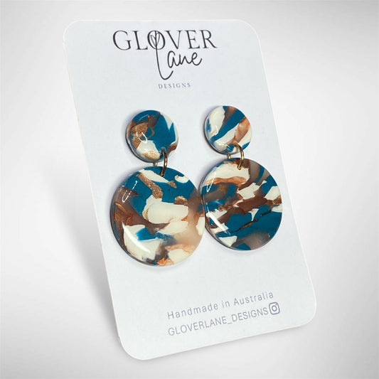 Marbled Round Dangles