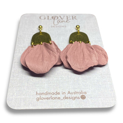 Rose Petal Dangles